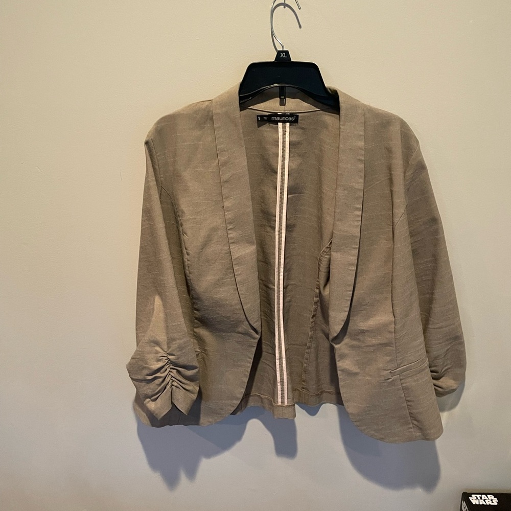 Maurices Light Brown Blazer Jacket